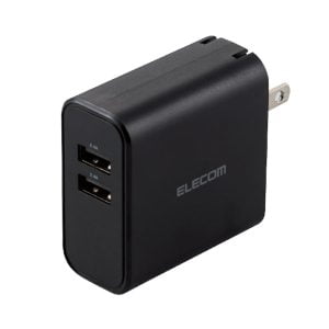 Cu sac 2 cong USB A 24W ELECOM MPA ACU05 AC Adapter 23762 26 6